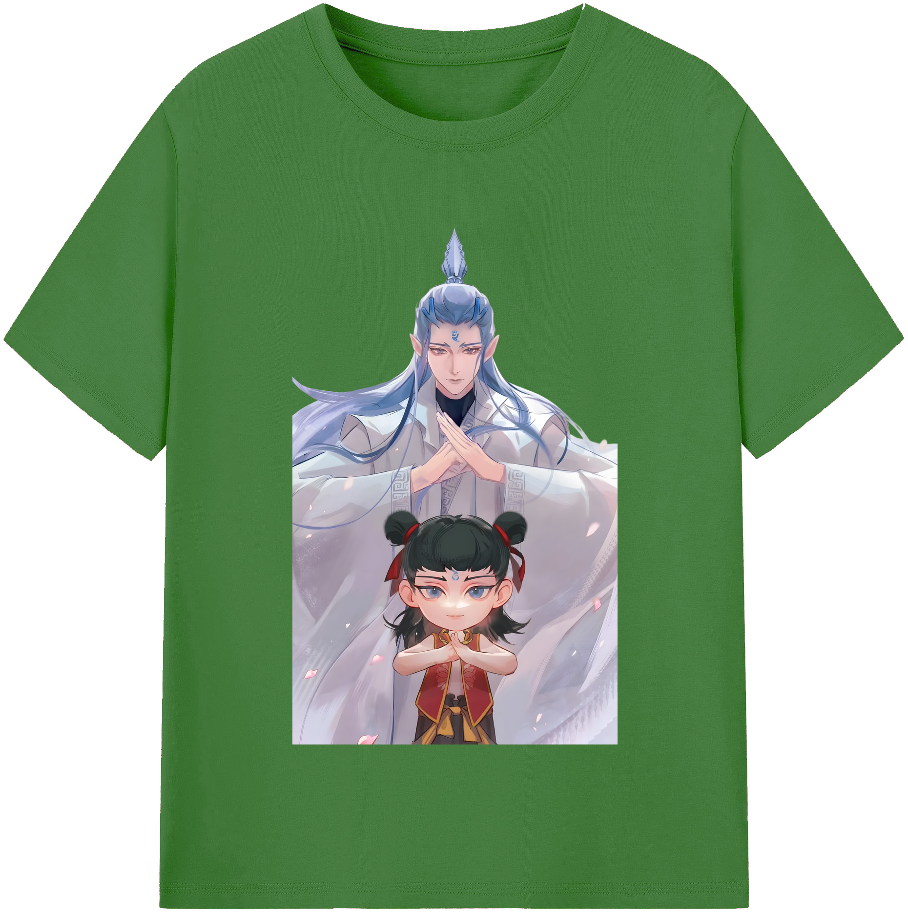 （画像用） Ne Zha 2 ナタ 魔童の大暴れ レディースカジュアルプリントTシャツ（綿100％）